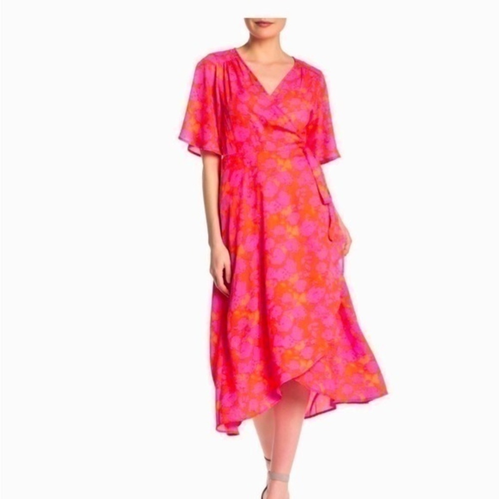 Womens bobeau wrap dress